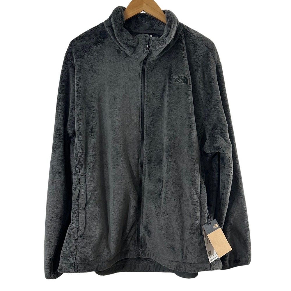 The North Face Osito Fleece Jacket Womens 3X Asphalt Grey Full Zip NF0A7UV7 NEW